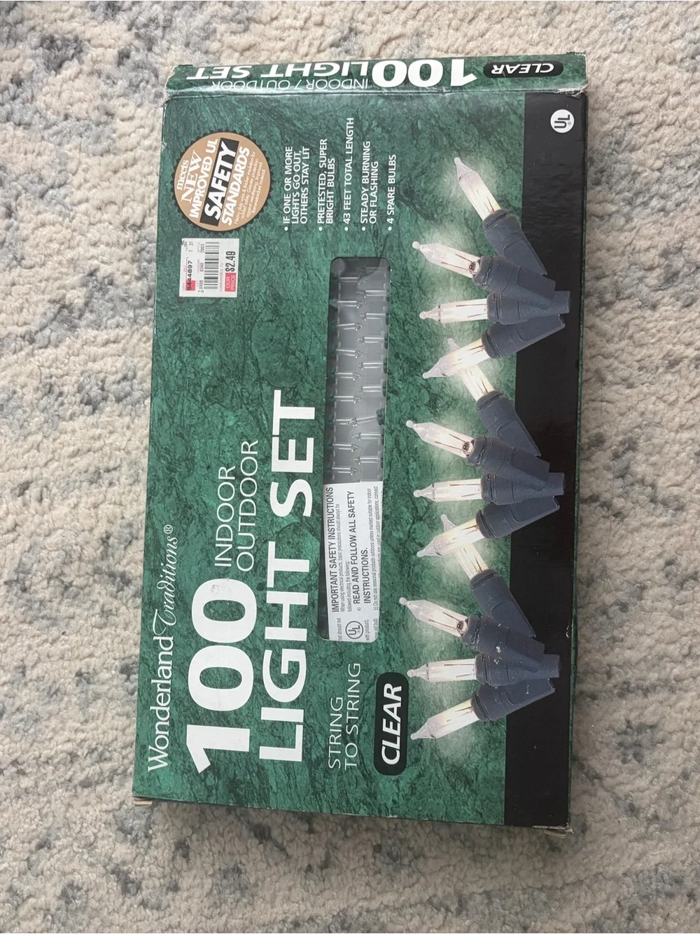 Vintage Lot 2 Wonderland Tradition Indoor Outdoor 400 Icicle Lights Christmas